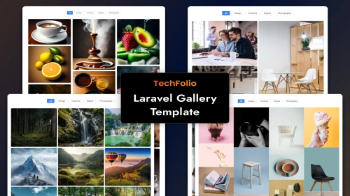 TechFolio - Laravel TailwindCSS Portfolio Template