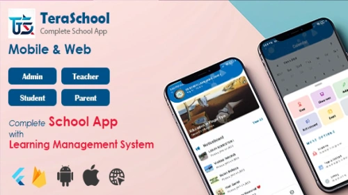 Teraschool - School Management System with Student | Parents | Teacher Flutter App