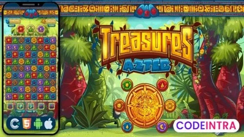 Treasure Aztec - Html5 game, Construct 3