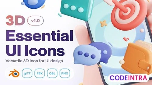 UIcons - General UI 3D Icon Set Premium Quality