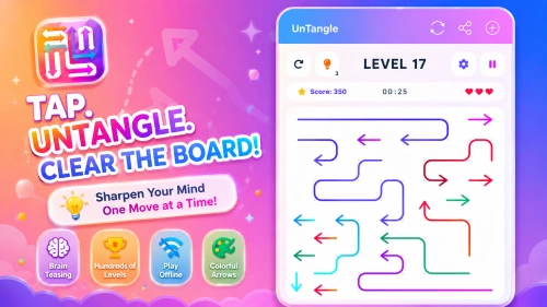UnTangle: Arrow Puzzle Game | Endless Levels | Android Source Code