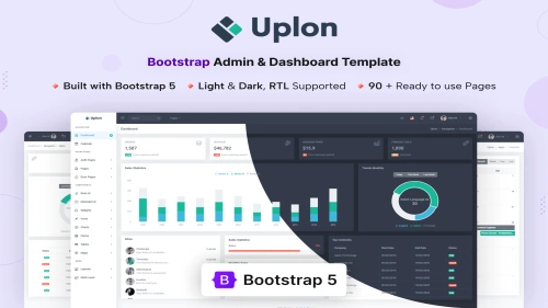 Uplon - Admin & Dashboard Template