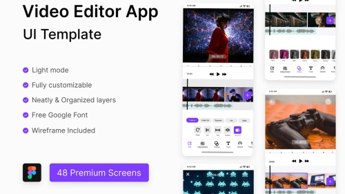Video Editor App UI