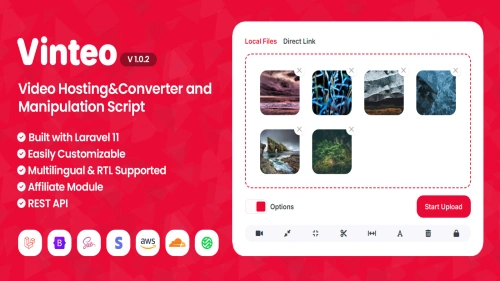 Vinteo - Video Hosting And Converter Script
