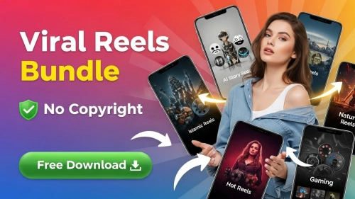 Viral Reels Bundle Free Download No Copyright | Mega Faceless AI Shorts Bundle