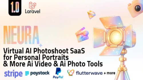 Virtual AI Photoshoot SaaS - AI Tools