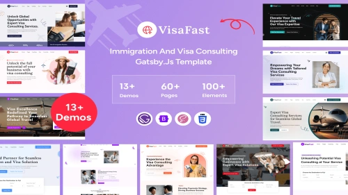 Visafast - Gatsby.JS Immigration & Visa Consulting