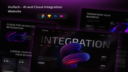 ViuTech - AI and Cloud Integration Website