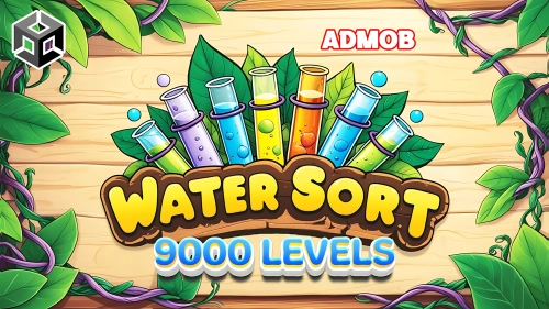 Water Sort Unity Source Code – 9000 Levels Premium