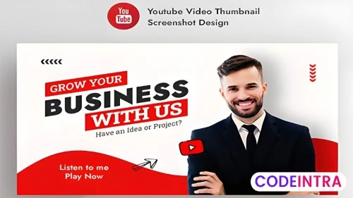 YouTube Thumbnail Corporate & Business Marketing PSD