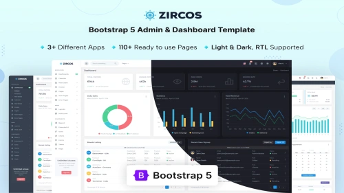 Zircos - Bootstrap 5 Admin & Dashboard Template