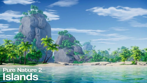 Pure Nature 2 : Islands | 3D Environments | Unity Assets