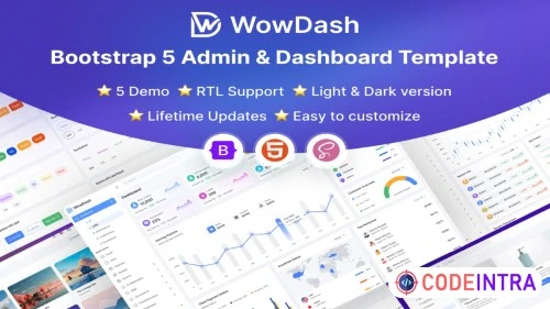 WowDash - Bootstrap Admin Dashboard HTML Template
