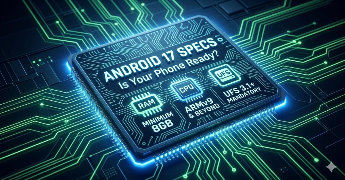 Android 17 Hardware Requirements: Minimum RAM, CPU, and Storage for API 37 - Codeintra